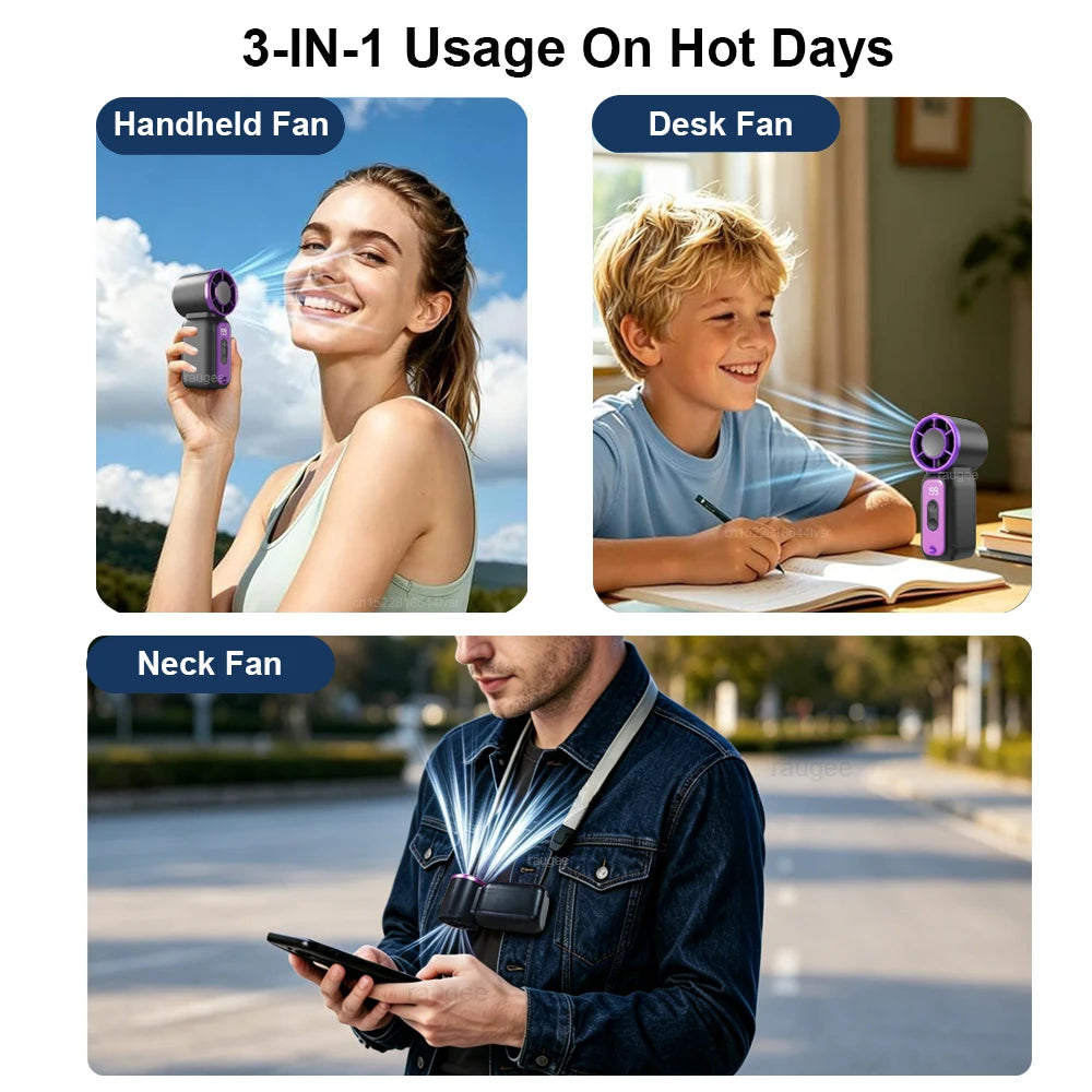 Mini Portable Handheld Fan USB Pocket Small Fan Air Cooler Rechargeable Outdoor Personal Hand Fan Portable Mini Fan for Travel