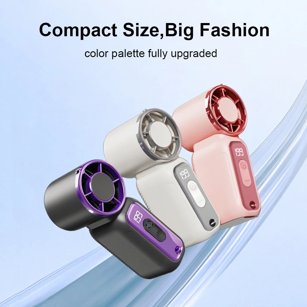 Mini Portable Handheld Fan USB Pocket Small Fan Air Cooler Rechargeable Outdoor Personal Hand Fan Portable Mini Fan for Travel