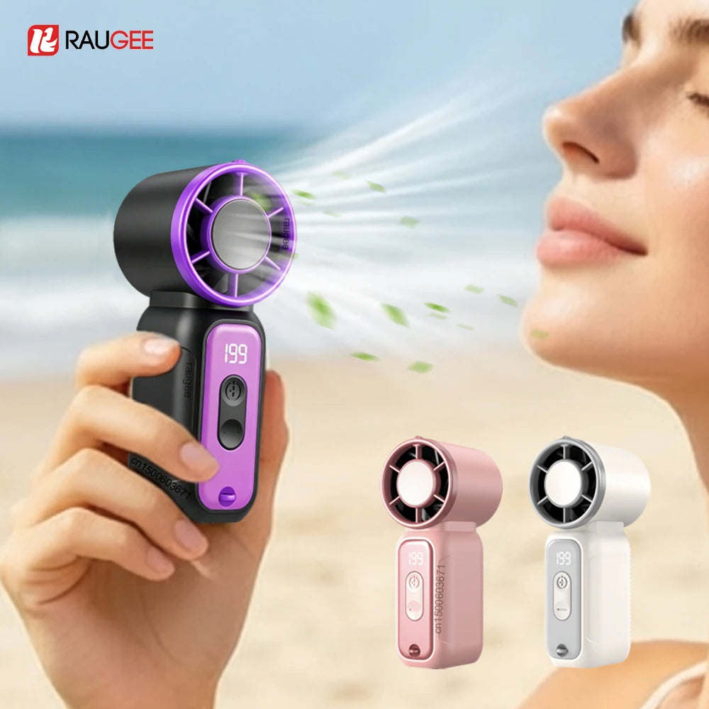 Mini Portable Handheld Fan USB Pocket Small Fan Air Cooler Rechargeable Outdoor Personal Hand Fan Portable Mini Fan for Travel