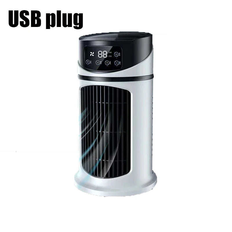Portable Mini Air Cooler Fan – 3-in-1 Cooling, Humidifying & Purifying
